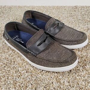 COLE HAAN MENS Gray PINCH Maine Classic CANVAS WEEKENDER‎ Men's 12 M